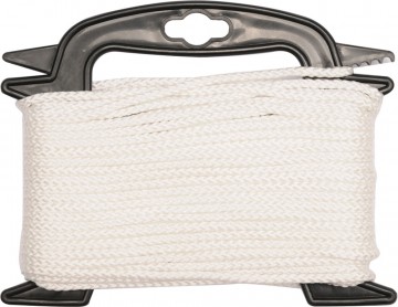 Touw op klos - 4mm - 20 meter - Wit