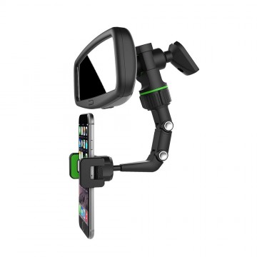 Auto telefoonhouder - Achteruitkijkspiegel - 360 graden draaibaar