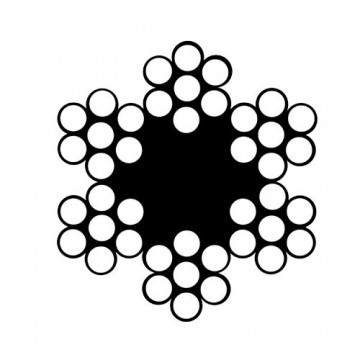 3mm Staalkabel / Staaldraad - gegalvaniseerd - 15 meter 1