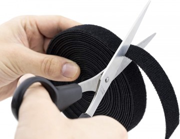 Dubbelzijdig klittenband - 12.5mm - Per meter - VELCRO