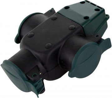 Contrastekker - Verdeelblok - 250V - 3 voudig