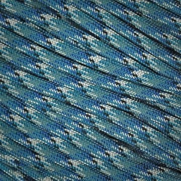 Rol 100 meter - Blue Camo Paracord 550 - #27