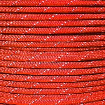 Rol 100 meter - Rood Reflecterend Paracord 550 - #61