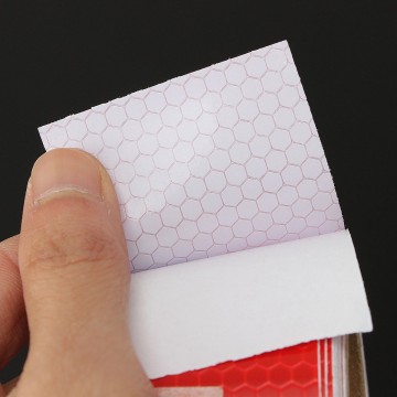 Reflecterende tape - ROOD WIT - 10 meter - 50mm