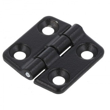 Scharnier - Zwart - 30x29mm - Verzinkt