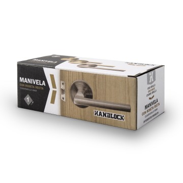 Chrome Deurkrukset met matte Rozet