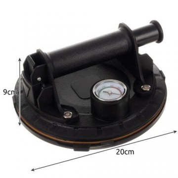 Zuignap met manometer - 200mm - 200kg