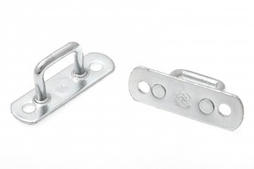 Zeilogen - 17mm - onderplaat smal - Gegalvaniseerd
