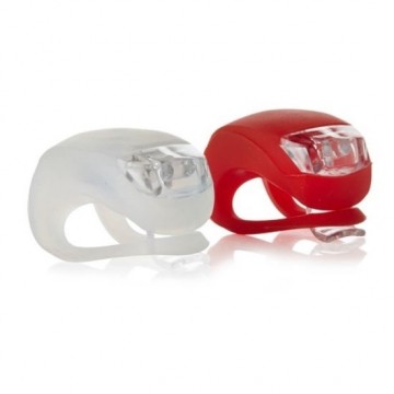 Fiets verlichtingsset 2 LEDS - wit en rood