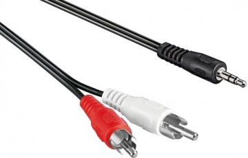 3,5 inch Jack naar Tulp Audio -  1,5 meter