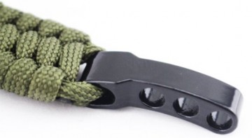 Paracord armband Bruin - RVS verstelbare sluiting3