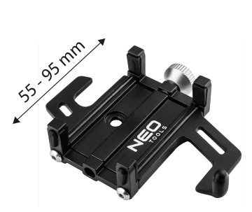 Telefoonhouder voor fiets en motor - Aluminium - 55-95mm 