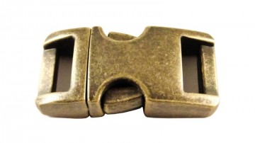 Paracord  metalen buckle / sluiting - Bronze4