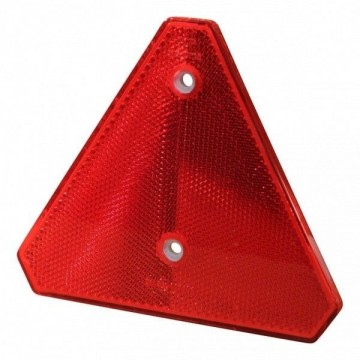 Afgeknotte driehoek reflector rood aanhanger masta1
