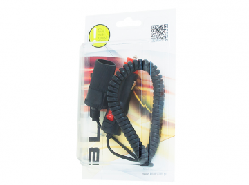 Auto sigarettenplug - verlengkabel - 12/24V3