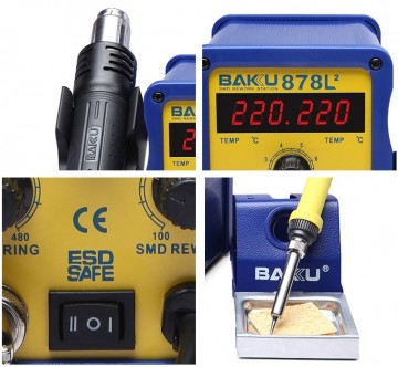 Baku 878 L2 hete lucht rework station