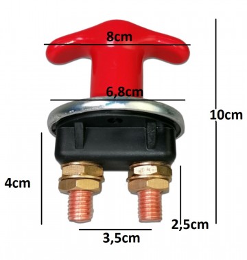 Batterij switch afmetingen