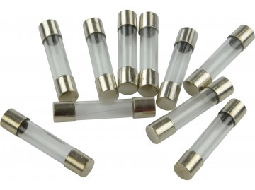 Mini glaszekering 2A - 100 stuks