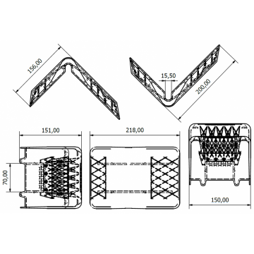 Lading beschermer - Voor 65mm spanbanden