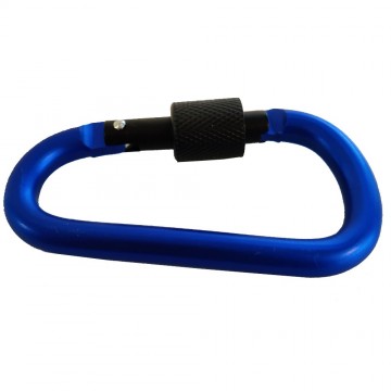 Karabijnhaak blauw