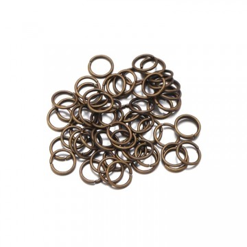 Sleutelring - 5mm - Brons - Per 200 stuks