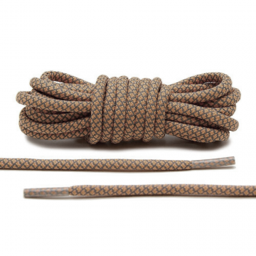 Reflecterende schoenveters - 125cm - Bruin