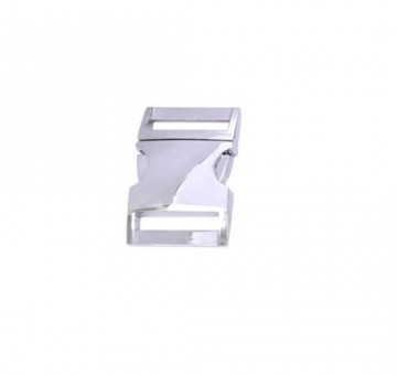 Buckle 25mm zilver