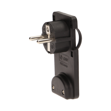 Platte stekker - 230V - 90 graden