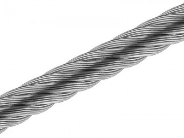 4mm Staalkabel / Staaldraad - RVS A4 - 7x7