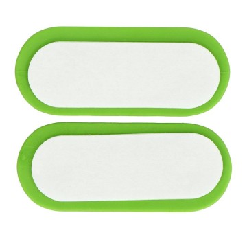 Kabelhouder 5-voudig - Zelfklevend - Groen - 2 stuks