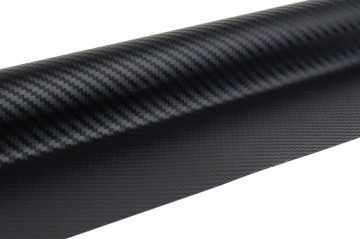 Carbon fiber folie 3d zwart 1
