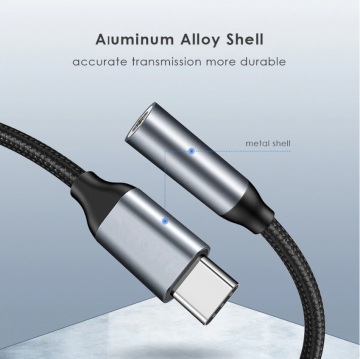 verloop stekker USB-C naar mini jack - CBA000