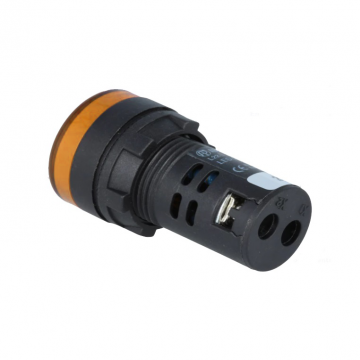 Controlelampje - LED indicator - 24V - 22mm - Geel