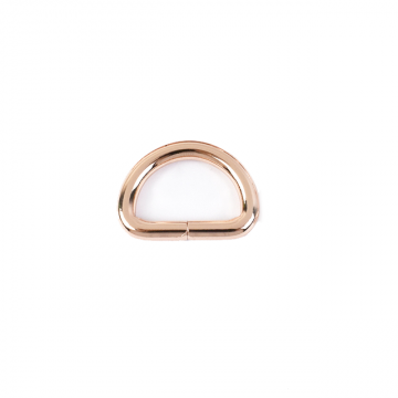 D-ring - 20mm - Rose gold
