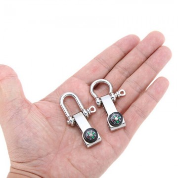 D sluiting met kompas paracord 3 0