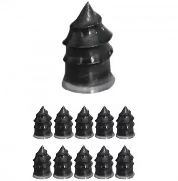 Autobanden reparatie set - Rubberen schroefjes - 10 delig