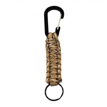 Paracord Sleutelhanger Desert Camo - Karabijn