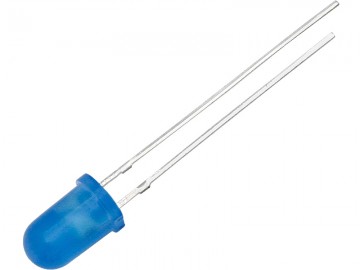 LED Diode 5mm - Mat blauw - Per stuk