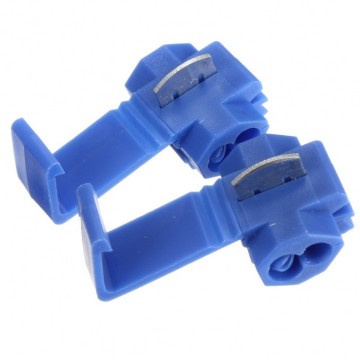 Kabelschoen aftakklem - 5 stuks - Blauw - 0.75 tot 2.5 mm2