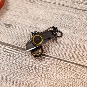 Mini stanleymes sleutelhanger - Zwart