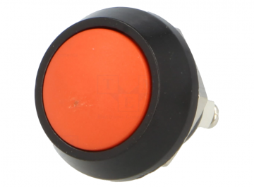 Push schakelaar - 12mm - SPST NO - 36V - Oranje
