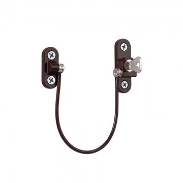 Raamslot met kinderbeveiliging - 20cm - Zwart