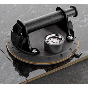 Zuignap met manometer - 200mm - 200kg