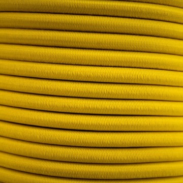 Elastisch koord 4mm geel op rol1 0