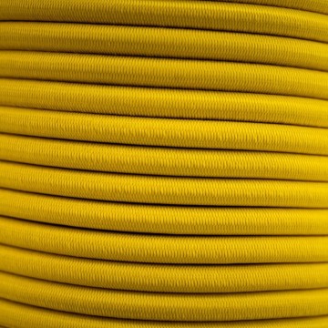 Elastisch koord 4mm geel op rol1 01 0