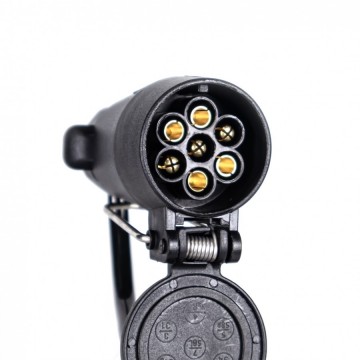 Electric spiral coil plugsocket 7pin 15m1 0