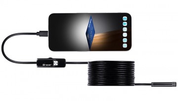 5 meter USB-C endoscoop - Ø 8 mm met LEDs