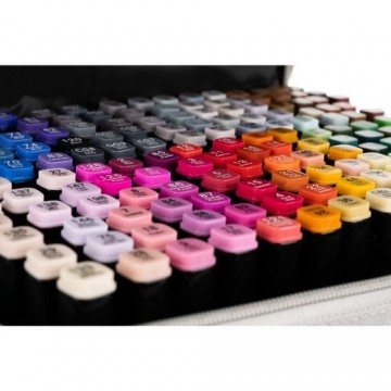 Engpldouble sided markers pens set of 168 pcs 22809 17325311
