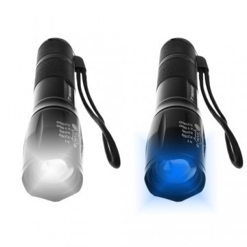 UV LED zaklamp - Zoomfunctie - Met oplader