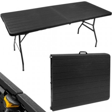 Engplfolding garden table black 180cm 1510210